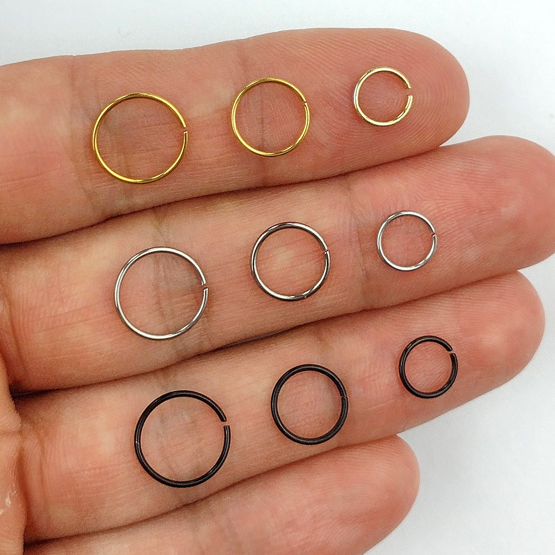 Piercing Nariz Fino Aço Cirúrgico