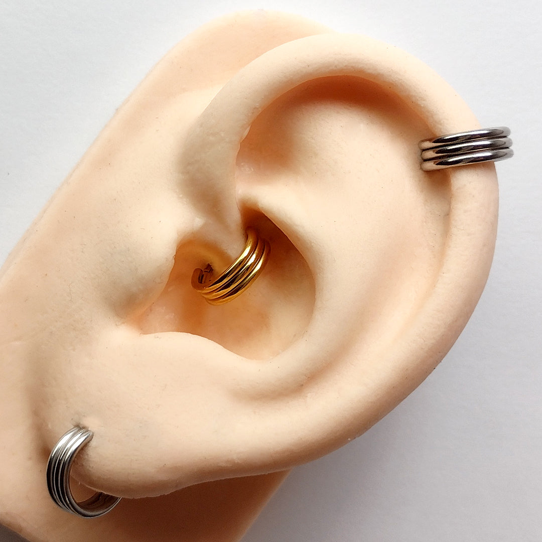 Piercing Articulado Triplo Aço Cirúrgico