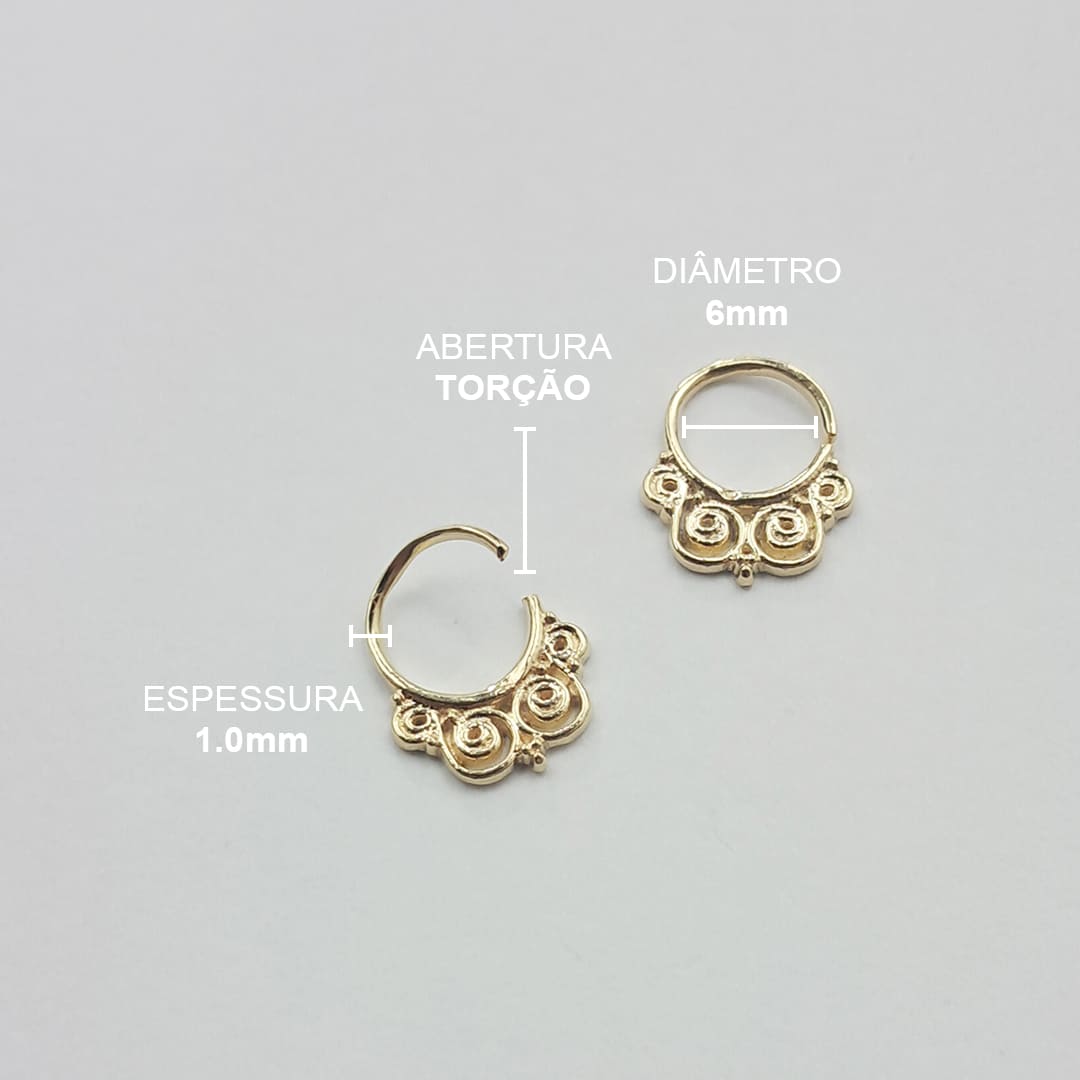 Piercing Septo Indiano