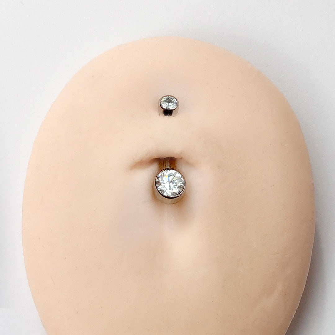 Piercing Umbigo Zircônia Titânio