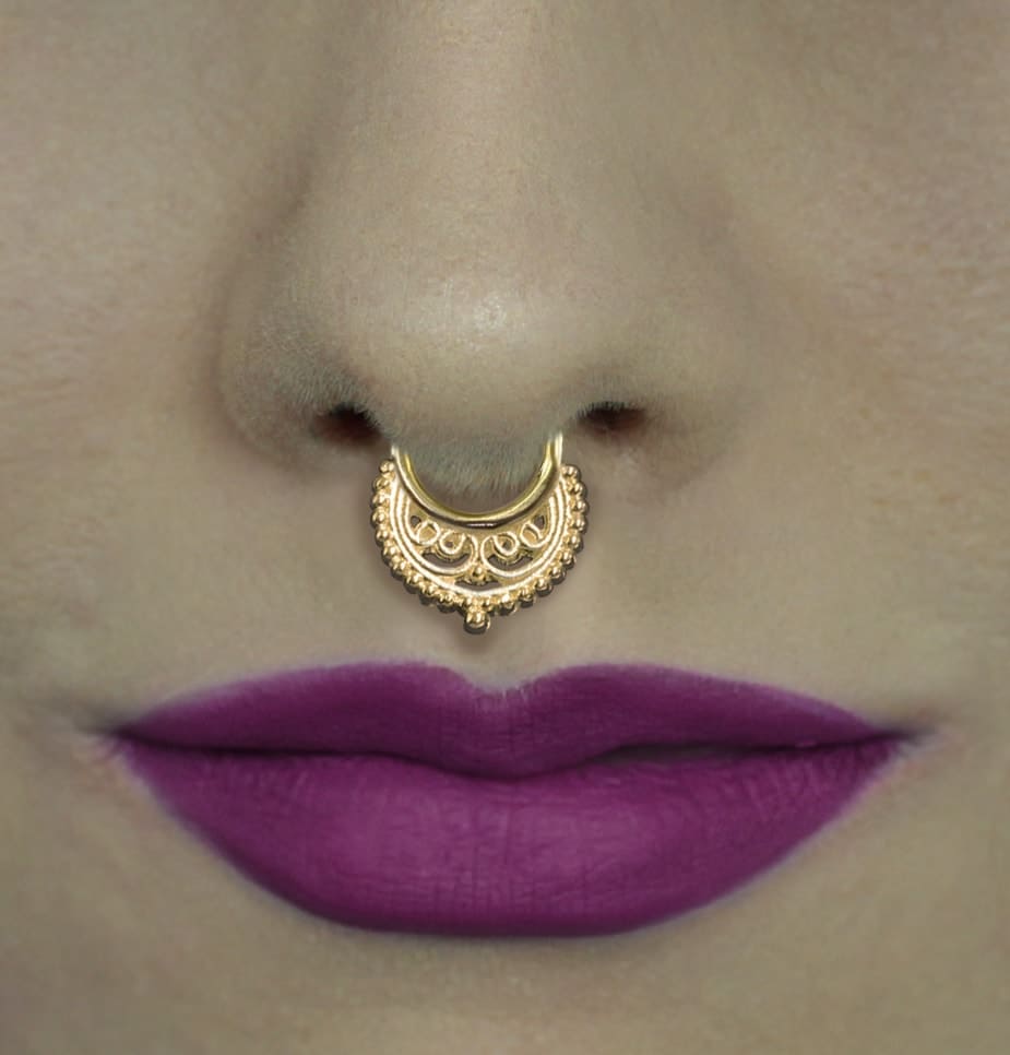Piercing Septo Indiano