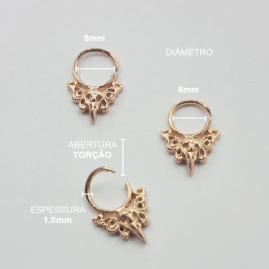 Piercing Septo Daith Corvo