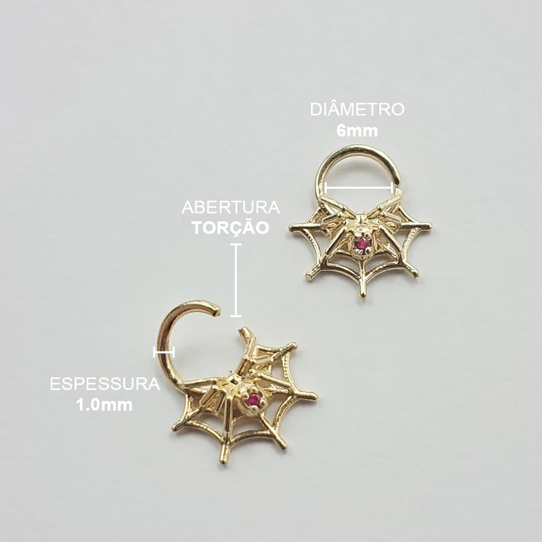 Piercing Septo Aranha
