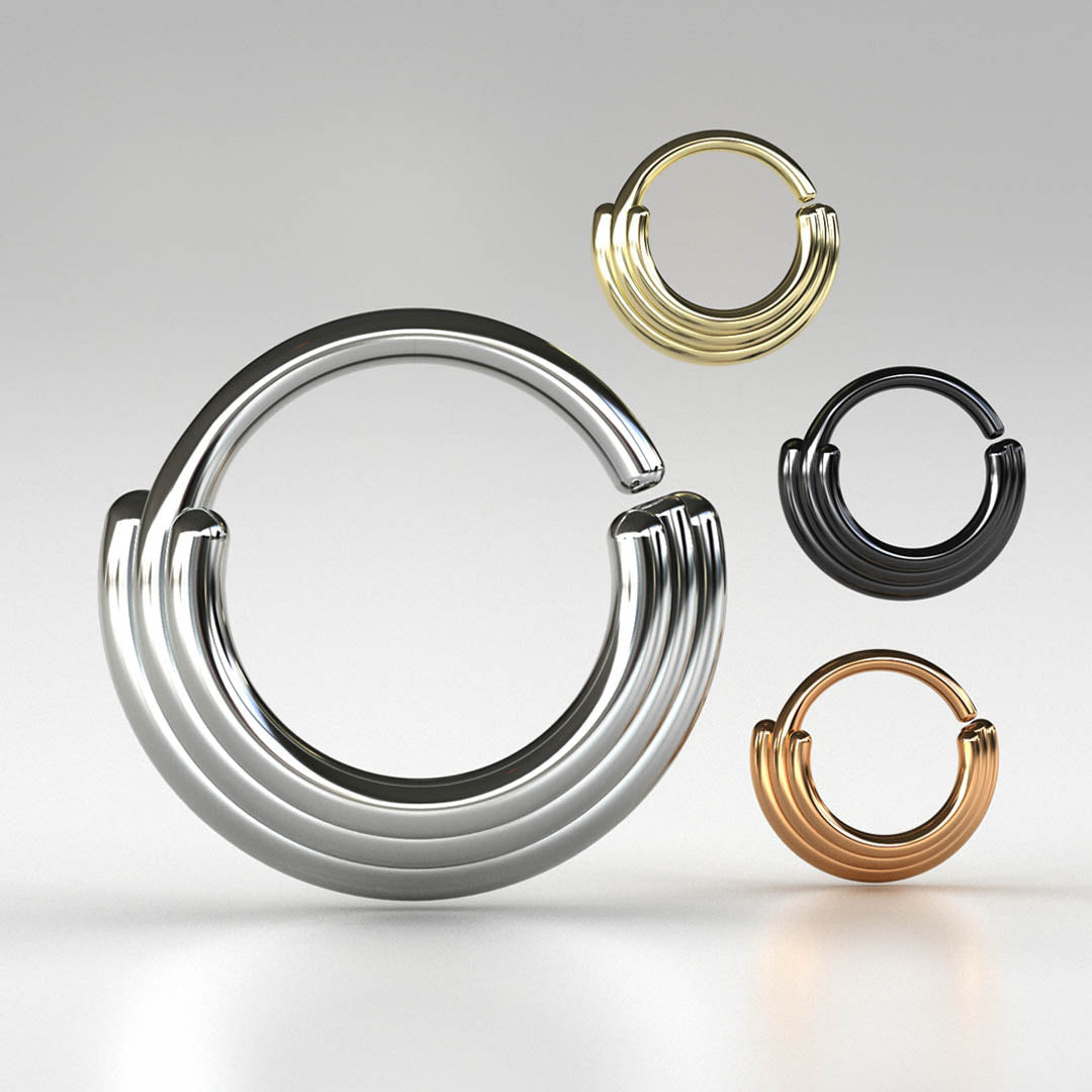 Piercing Septo Daith Triplo