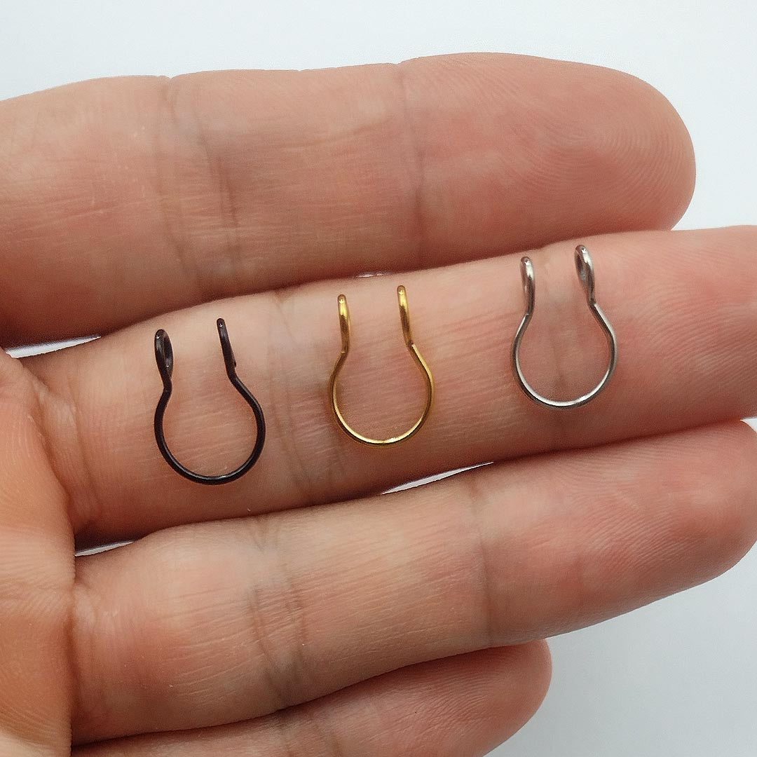 Piercing Septo Pressão Argola Aço Cirúrgico