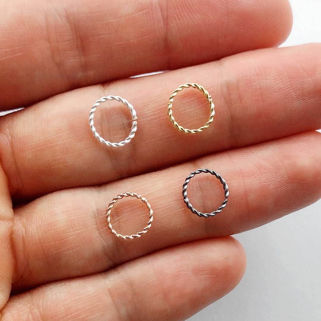 Piercing Argola Trançada Fininho