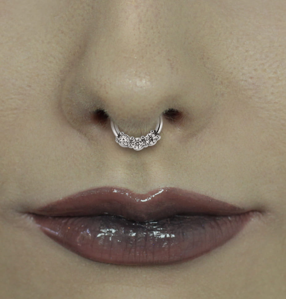 Piercing Argola Clicker Aço Cirúrgico