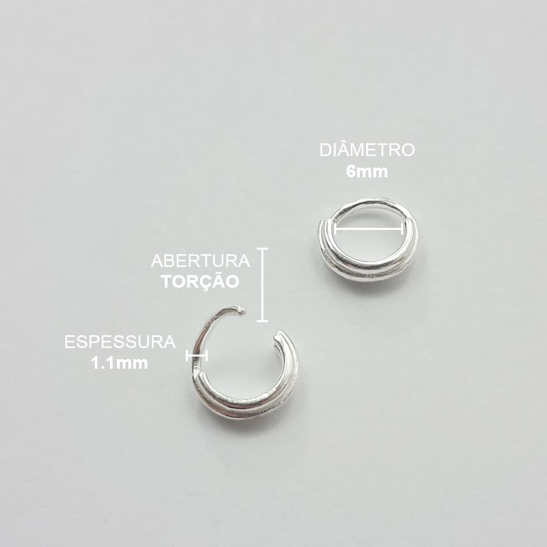 Piercing Nariz Orelha Triplo