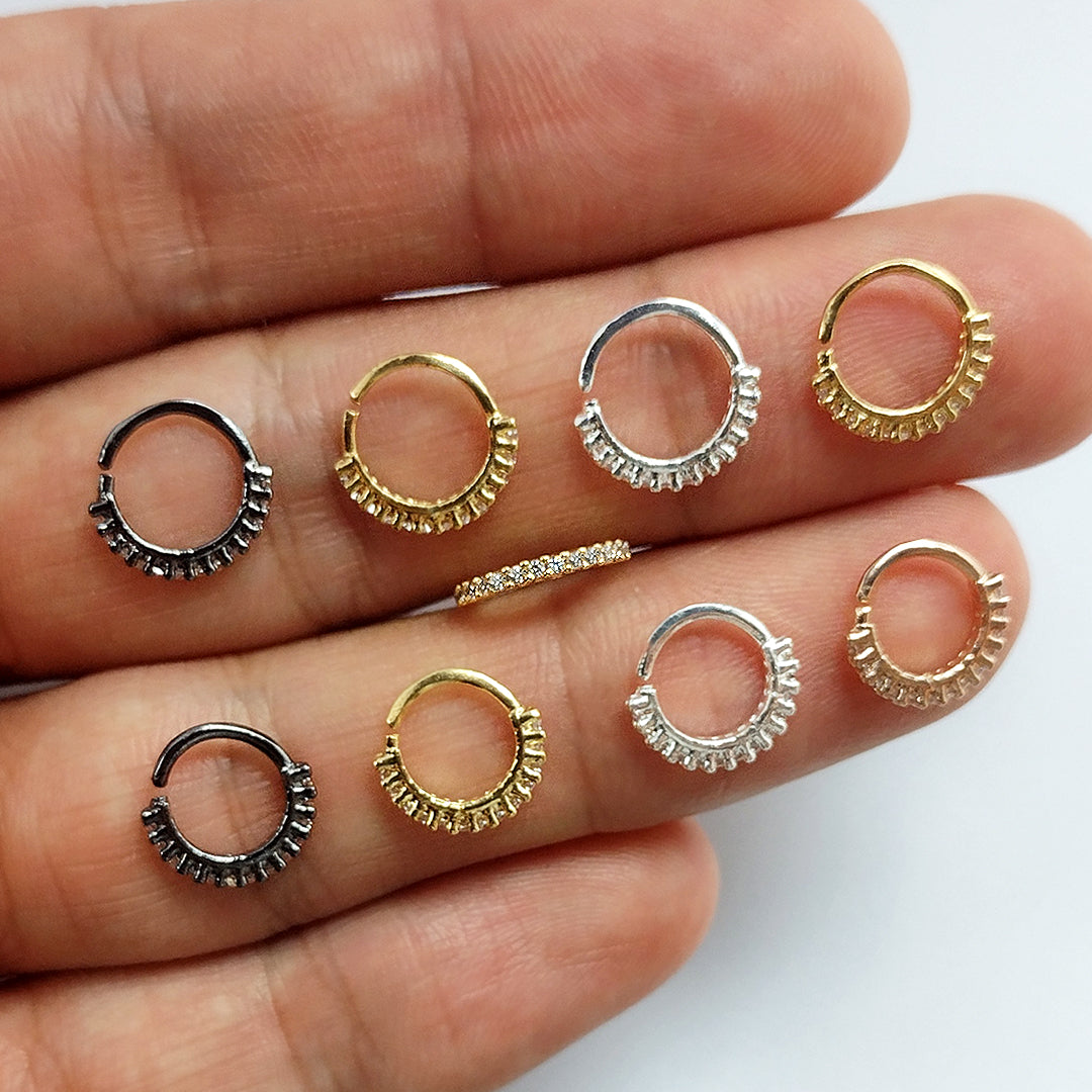 Piercing Nariz Orelha Zircônias