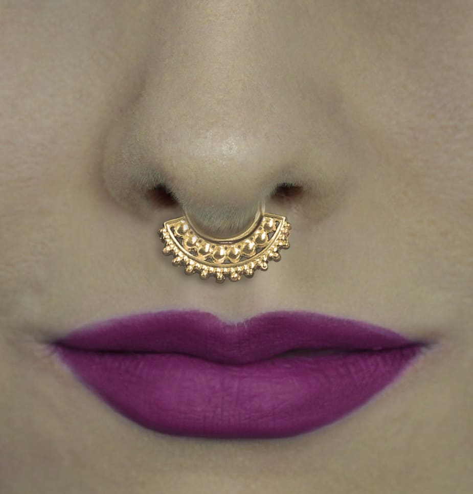 Piercing Septo Pressão Indiano