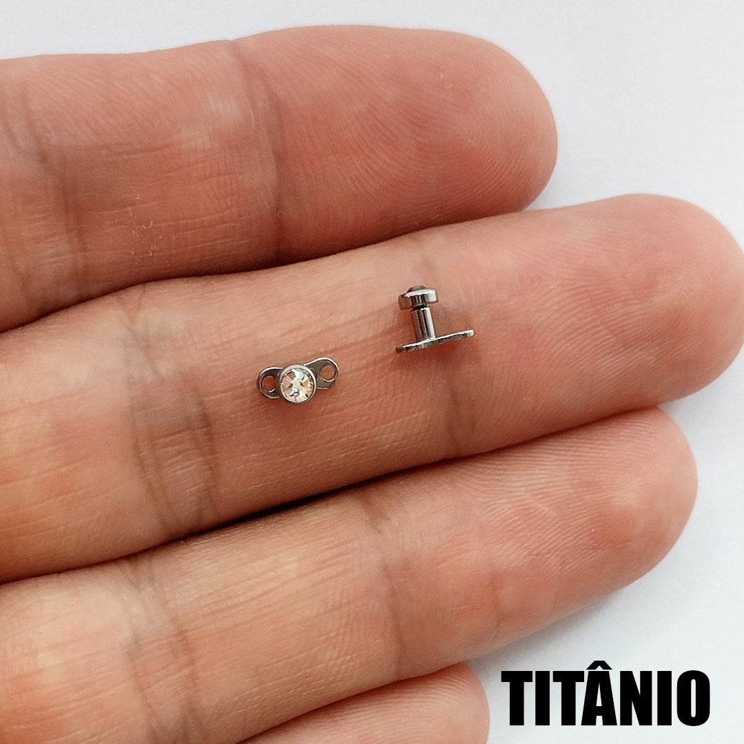 Piercing Microdemal Zircônia Titânio
