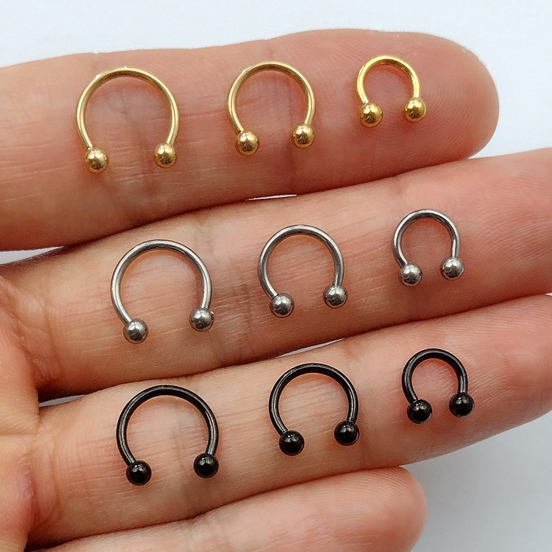 Piercing Ferradura Aço Cirúrgico
