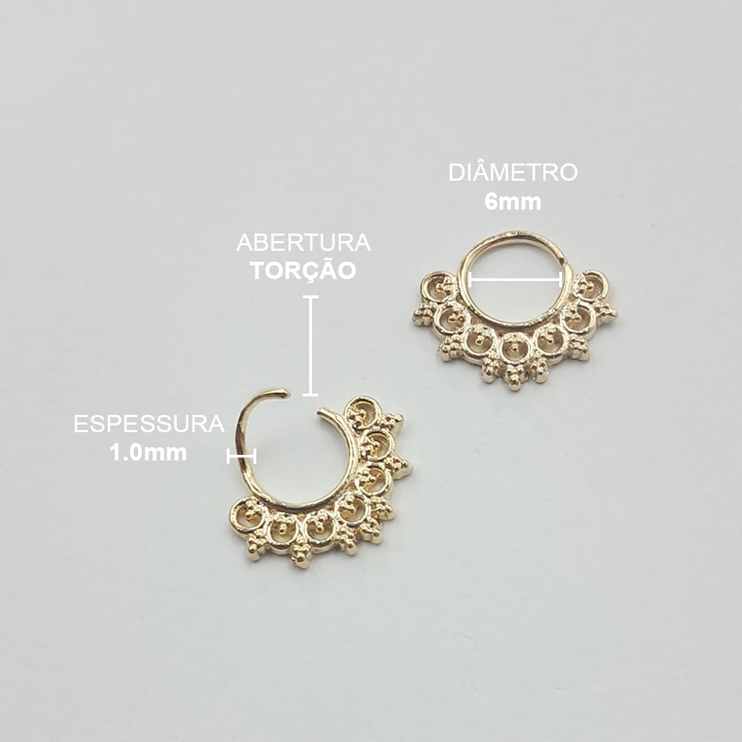 Piercing Septo Daith Mandala