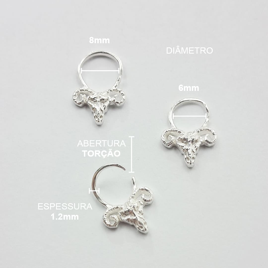 Piercing Septo Daith Baphomet