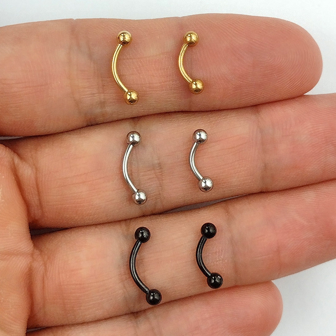 Piercing Sobrancelha Labret Aço Cirúrgico