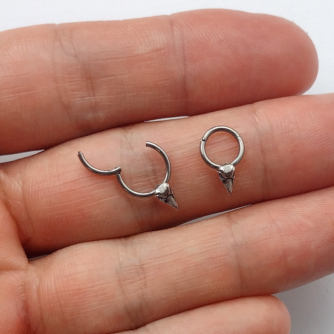 Piercing Articulado Corvo Aço Cirúrgico