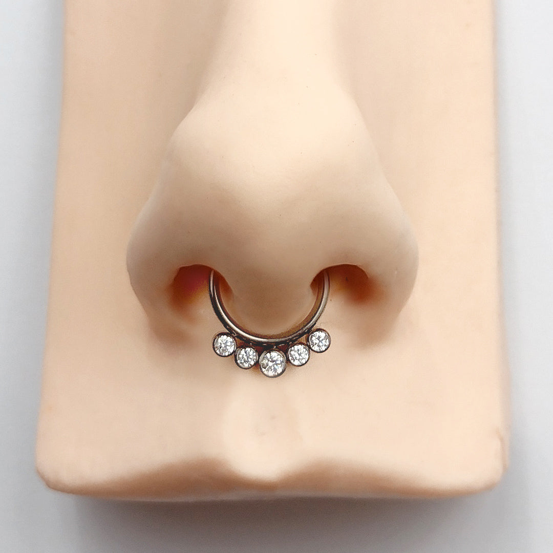 Piercing Segmentado Zircônia Titânio