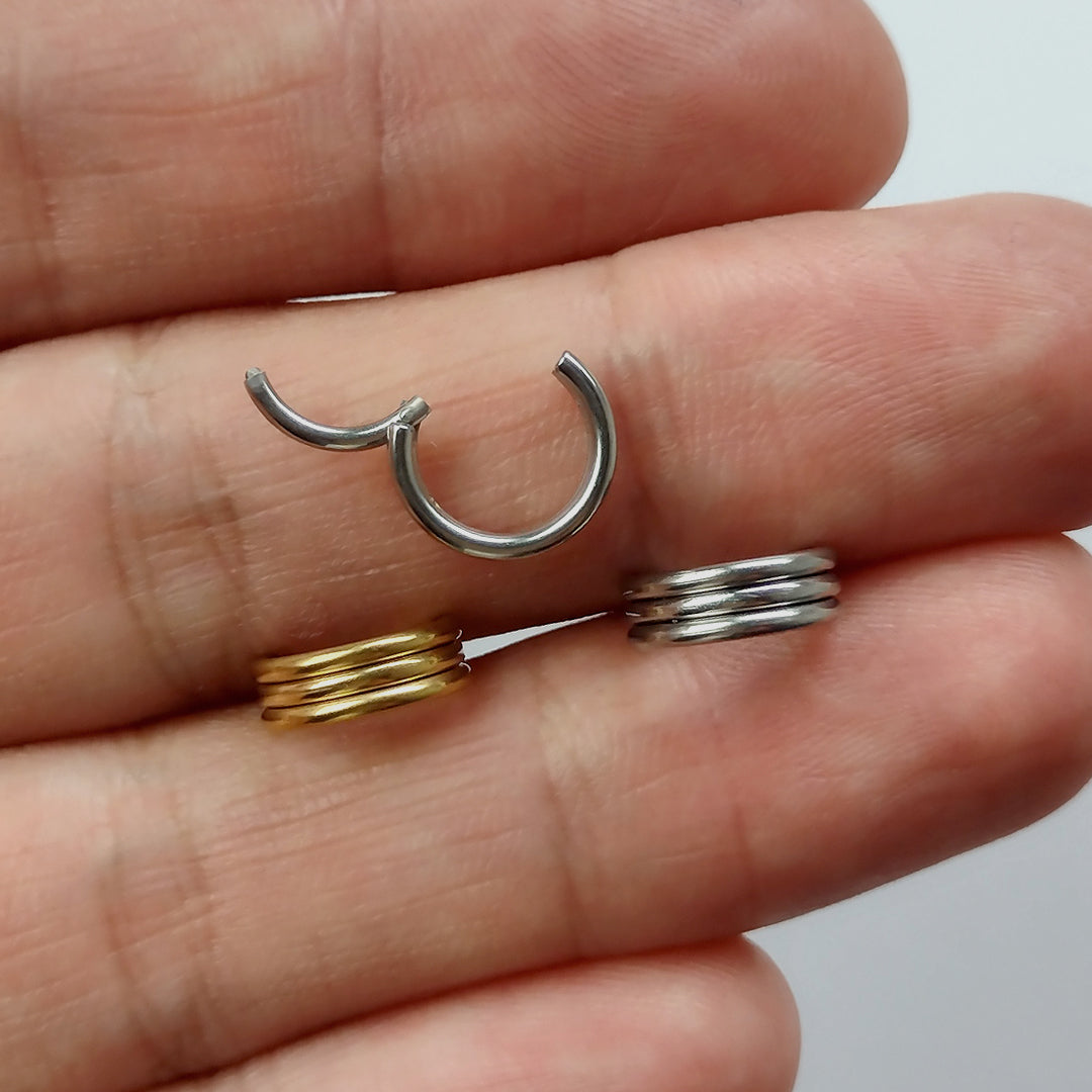 Piercing Articulado Triplo Aço Cirúrgico