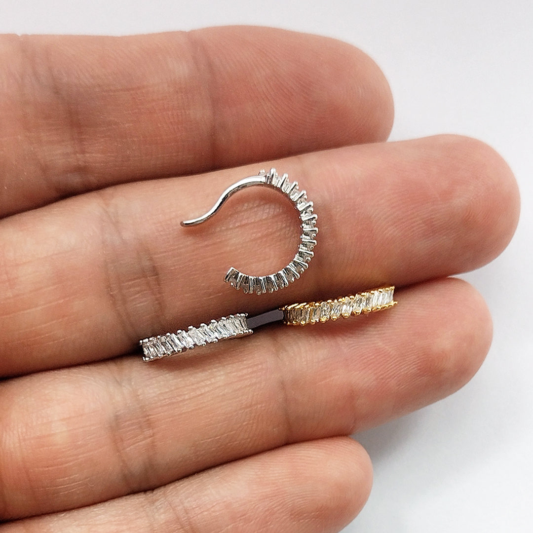 Piercing Conch Pressão Zircônia