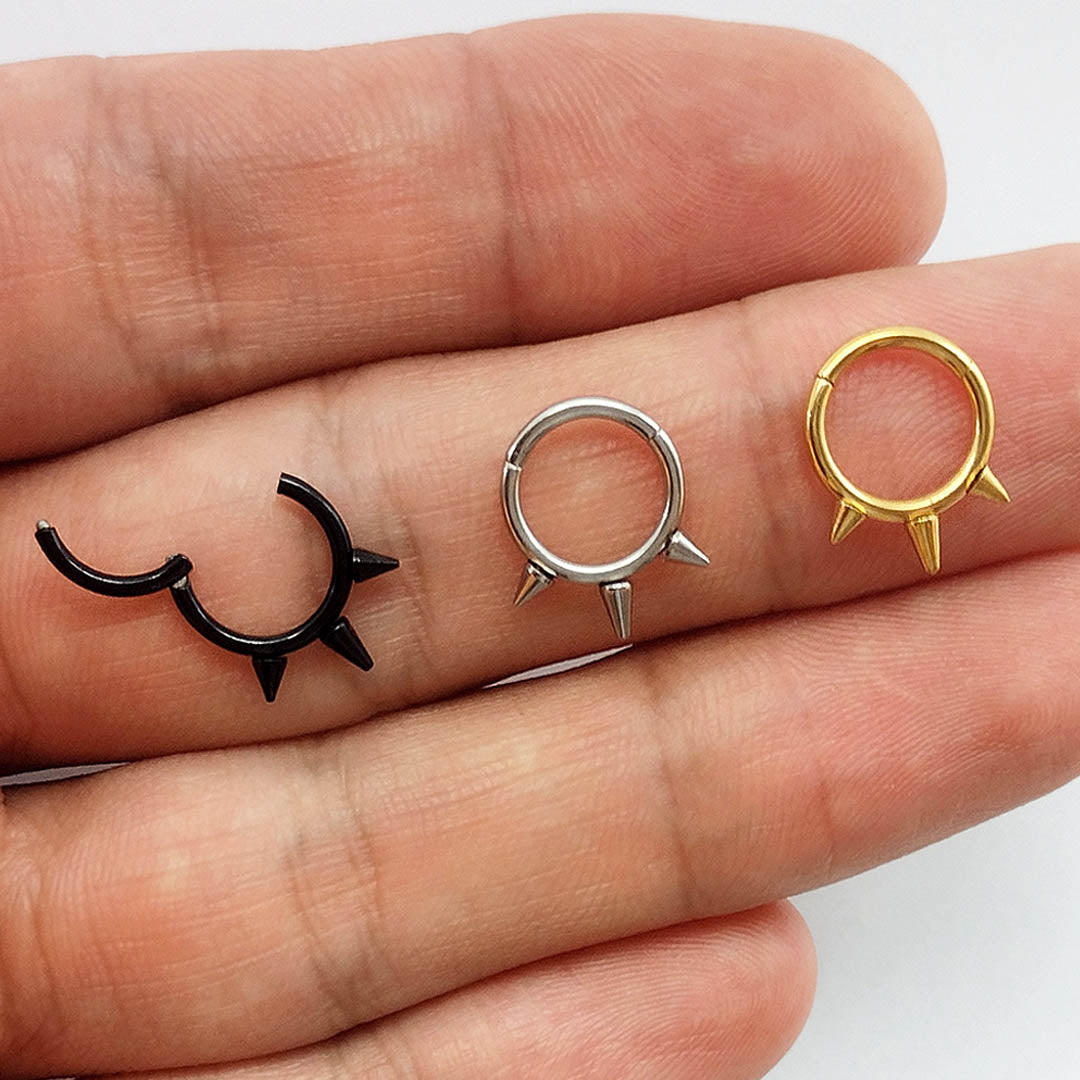 Piercing Articulado Spike Aço Cirúrgico