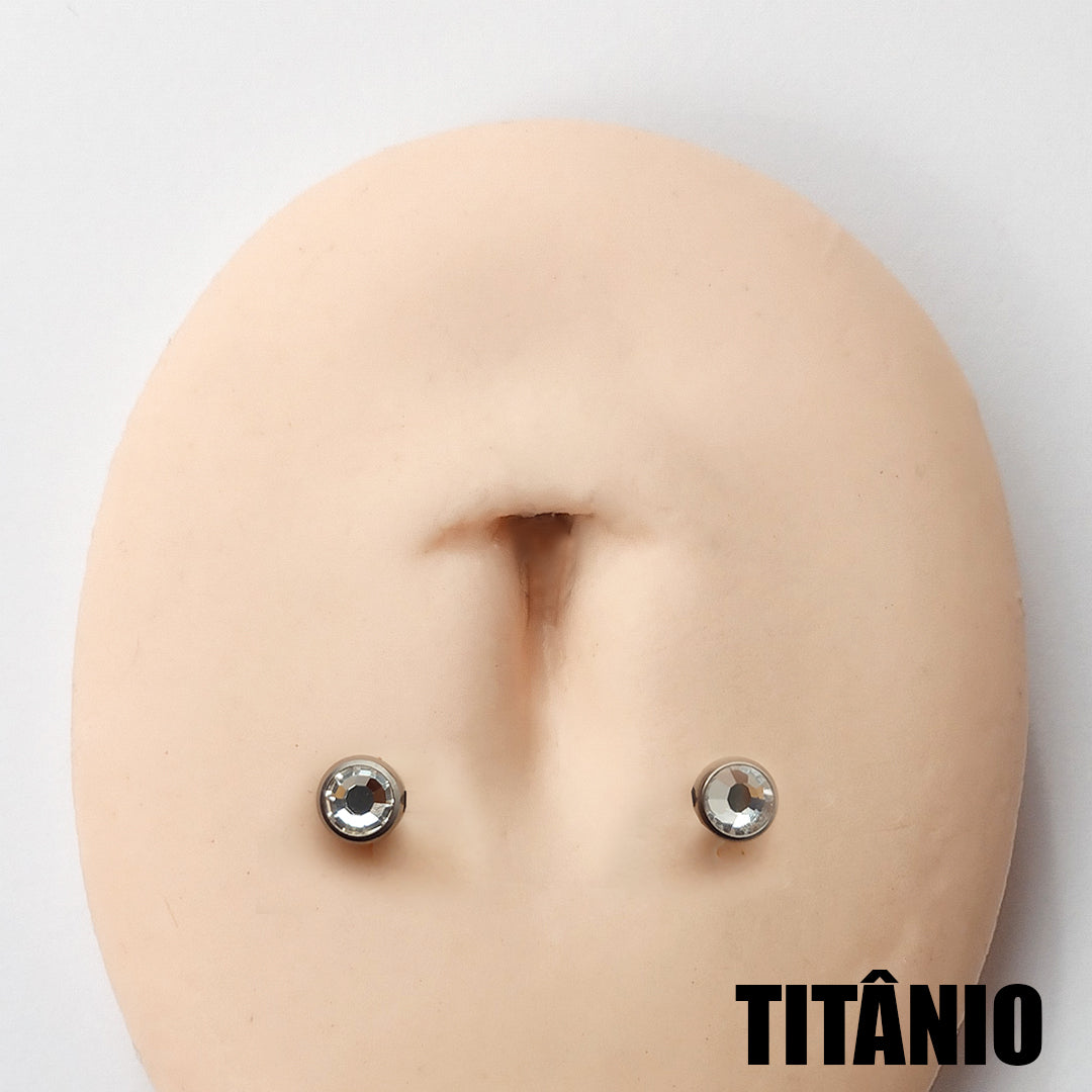 Piercing Umbigo Surface Zircônia Titânio