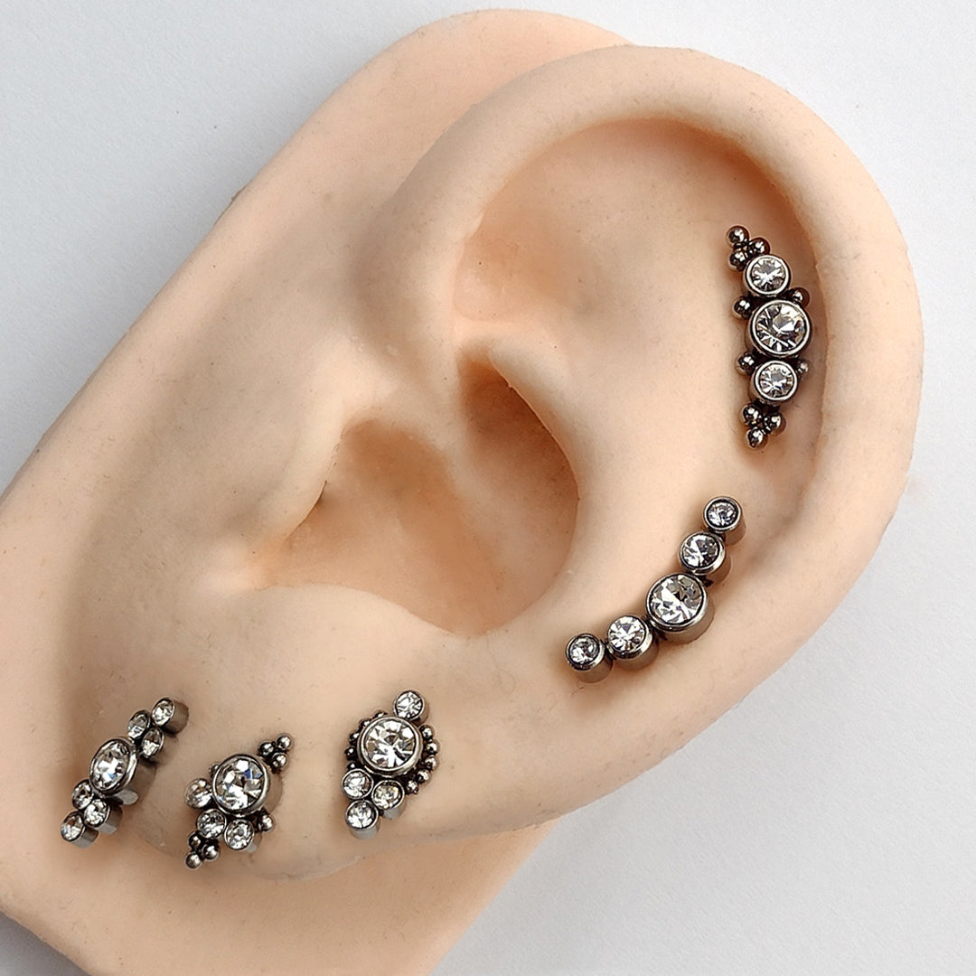 Piercing Orelha Nariz Tragus Labret Titânio