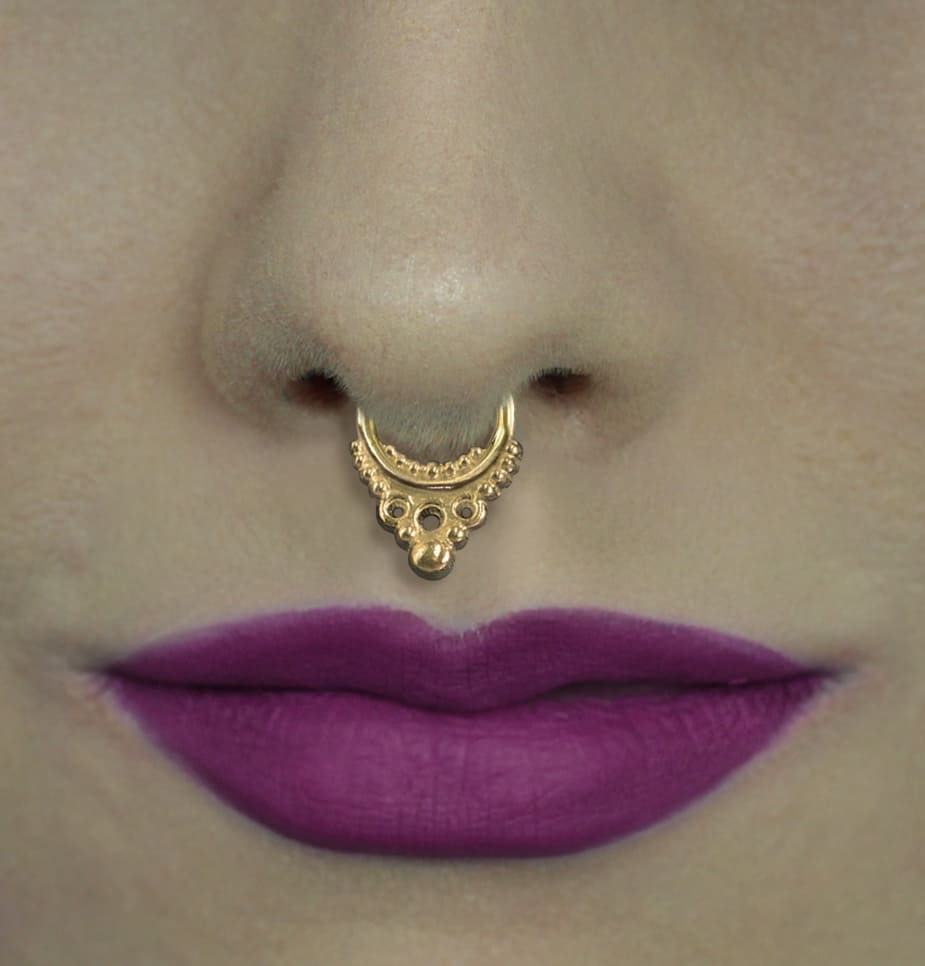 Piercing Septo Pressão Indiano