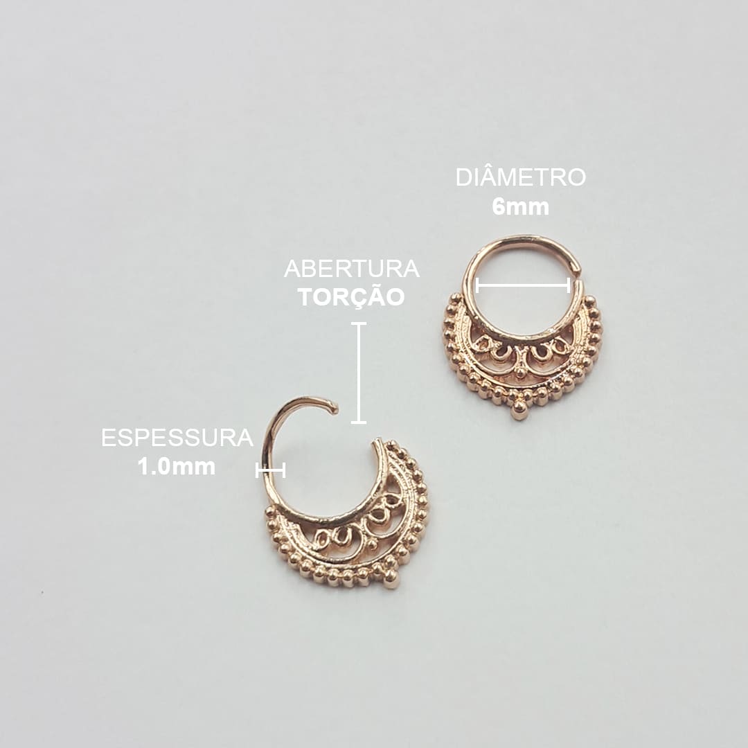 Piercing Septo Indiano