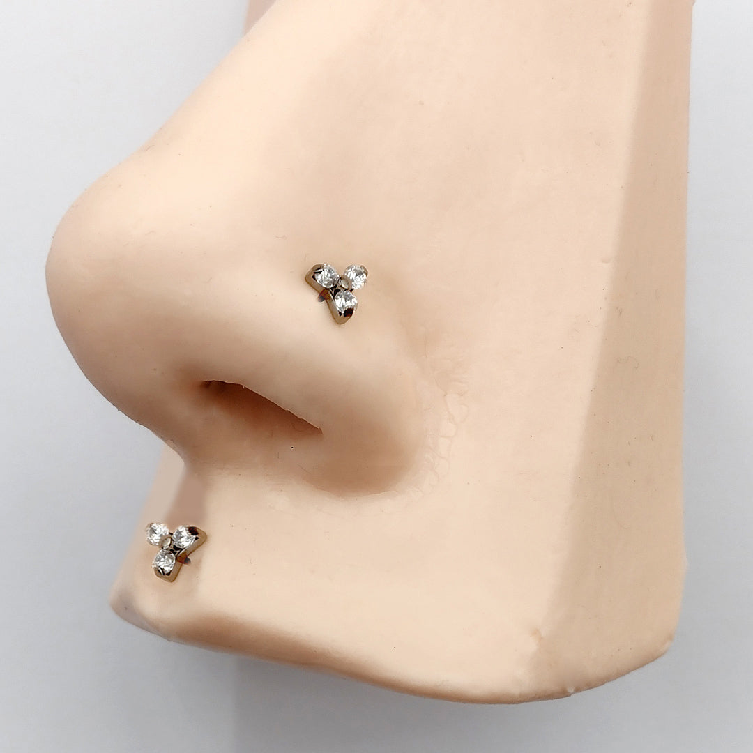 Piercing Nariz Zirconia Titânio