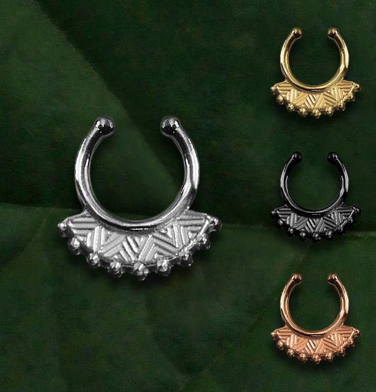 Piercing Septo Pressão Indiano