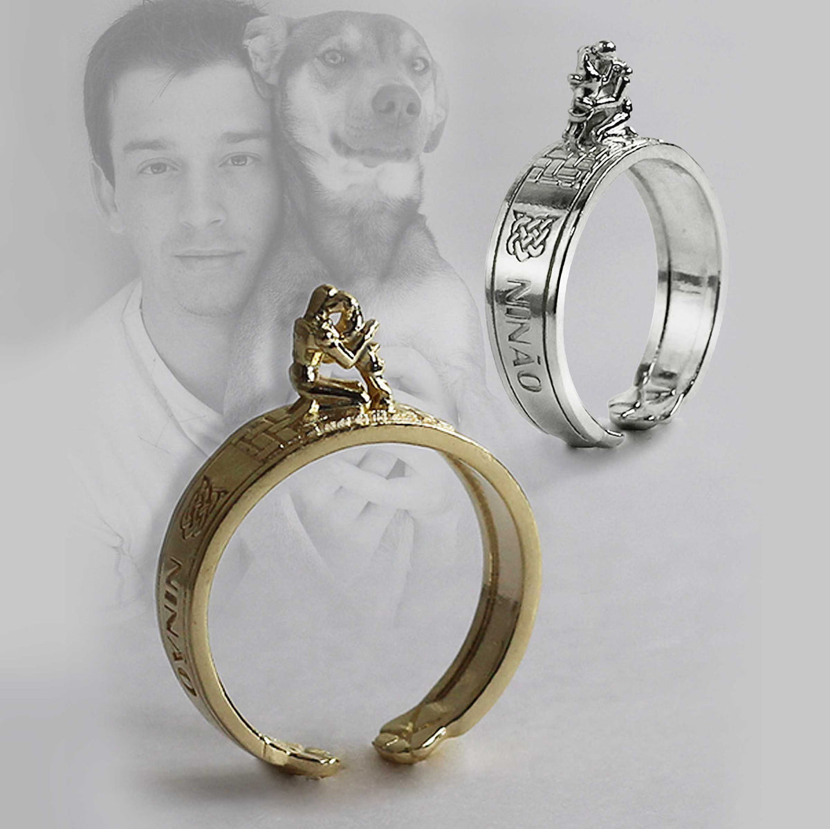 Anel Abraço de Neno