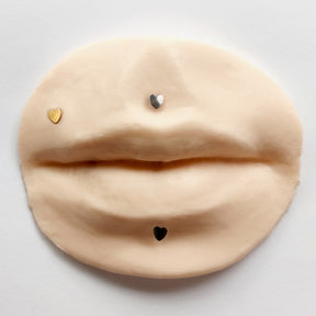 Piercing Orelha Nariz Tragus Labret Coracao Aço Cirúrgico