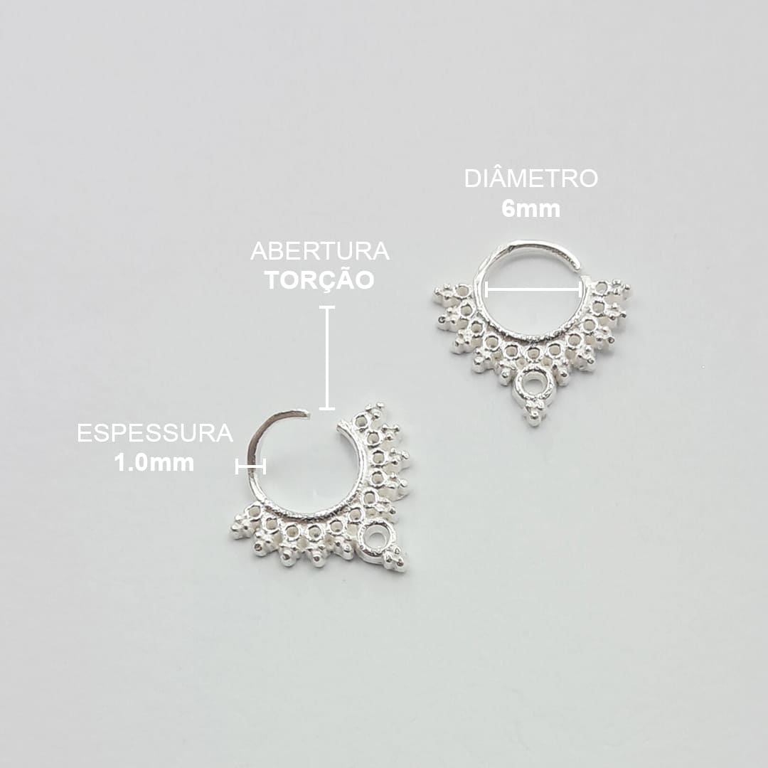 Piercing Septo Daith Indiano