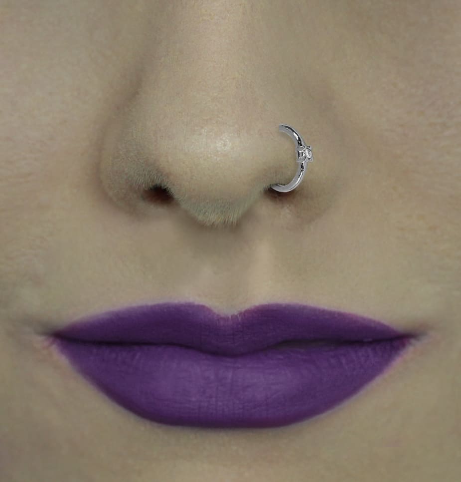 Piercing Nariz Orelha Zircônia