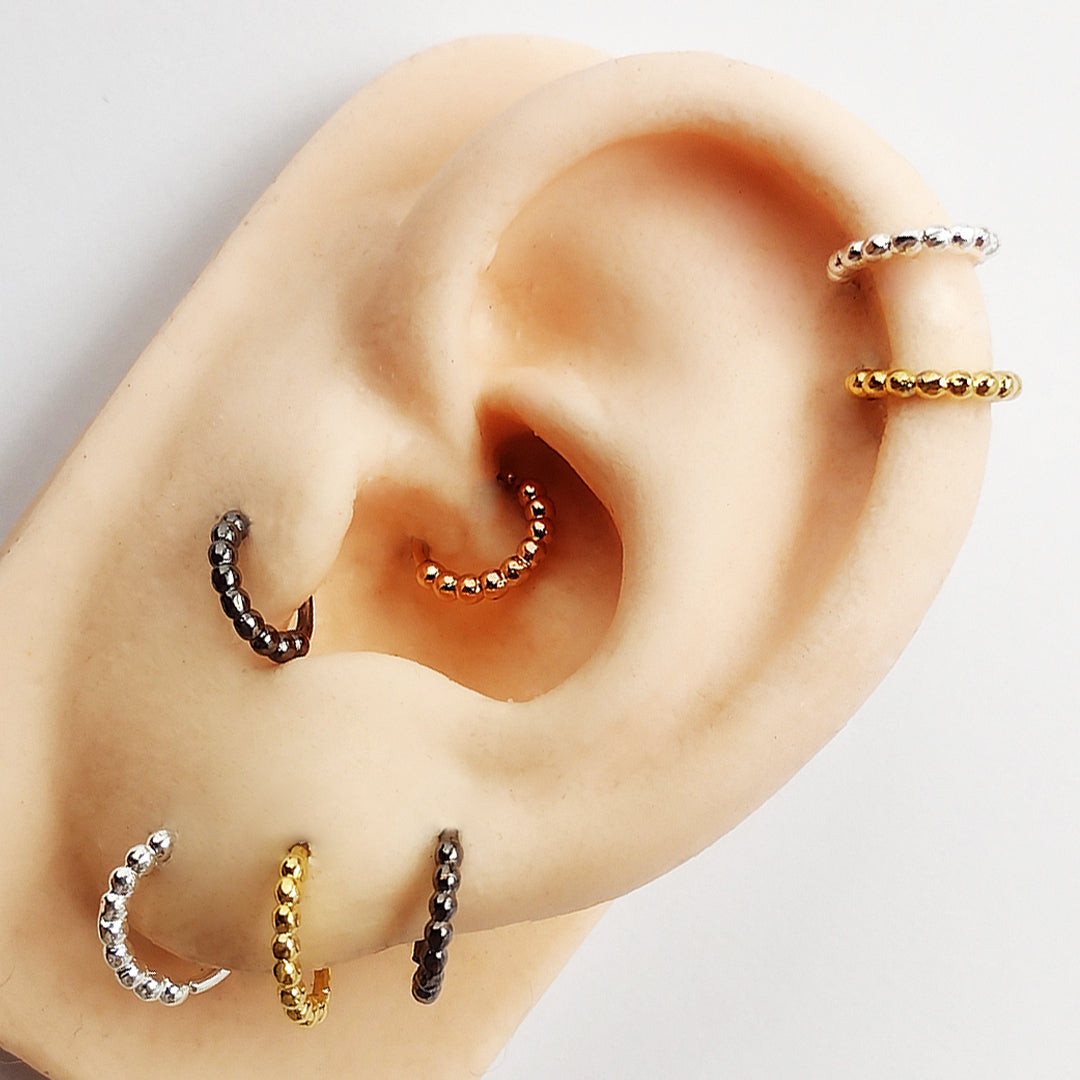 Piercing Septo Nariz Orelha Bolinhas