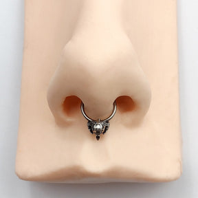 Piercing Clicker Baphomet Titânio