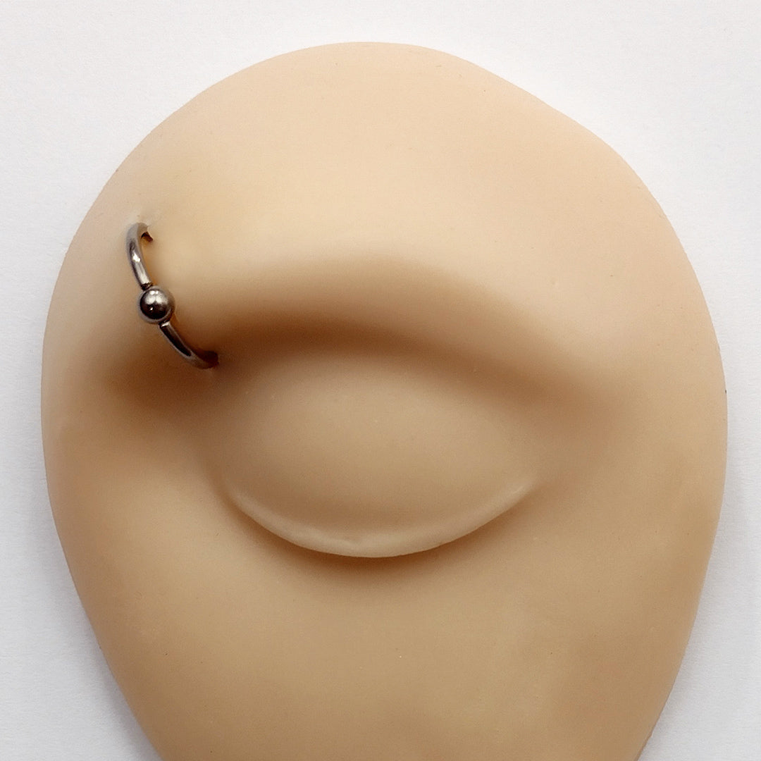 Piercing Argola Captive Titânio