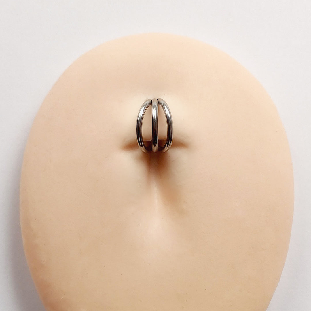 Piercing Clicker Triplo Aço Cirúrgico