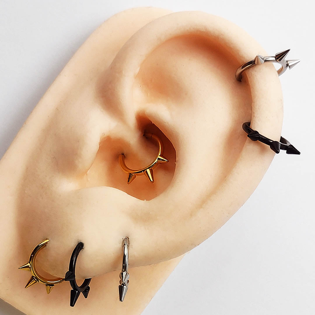 Piercing Articulado Spike Aço Cirúrgico