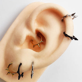 Piercing Articulado Spike Aço Cirúrgico