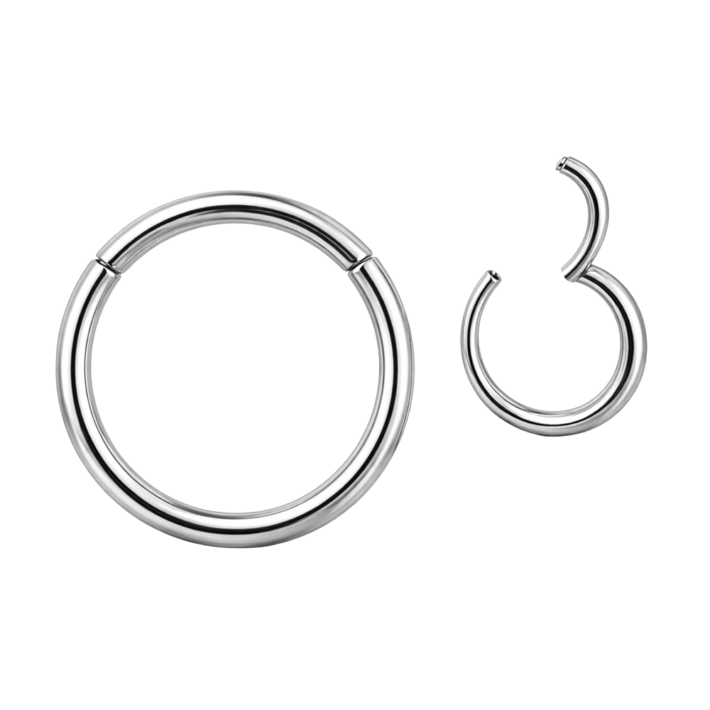 Piercing Argola Articulada Titânio