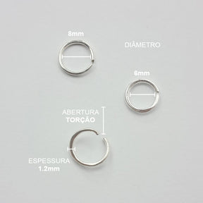 Piercing Septo Nariz Orelha Argola Pequeno