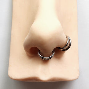 Piercing Clicker Duplo Aço Cirúrgico