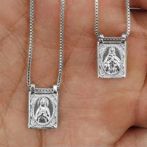 Escapulário Sagrado Coração Prata 925