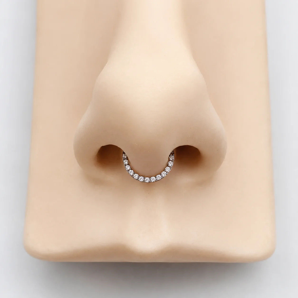 Piercing Clicker Argola Zirconia Titânio