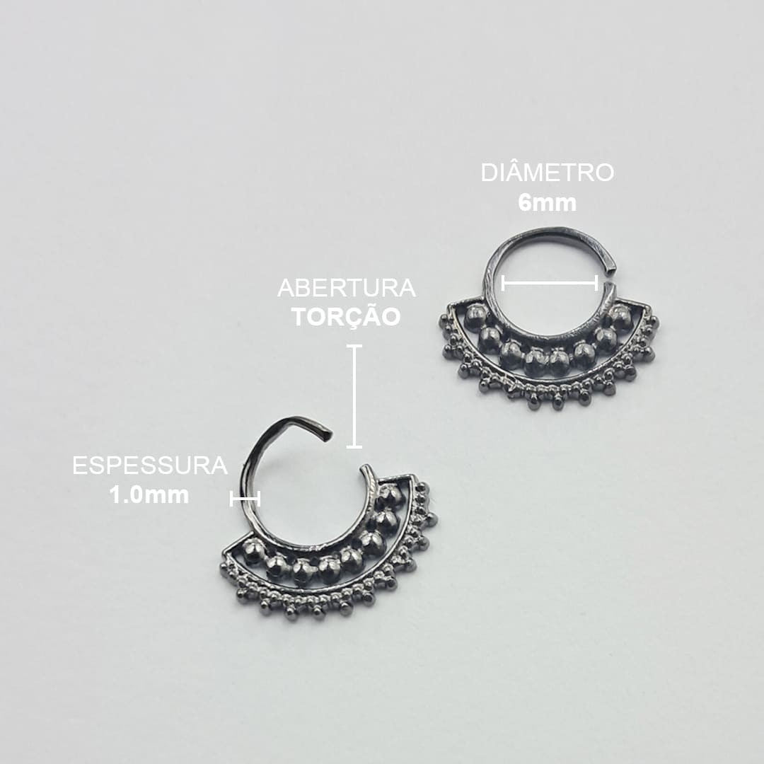 Piercing Septo Daith Indiano