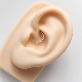 Piercing Clicker Argola Zirconia Titânio