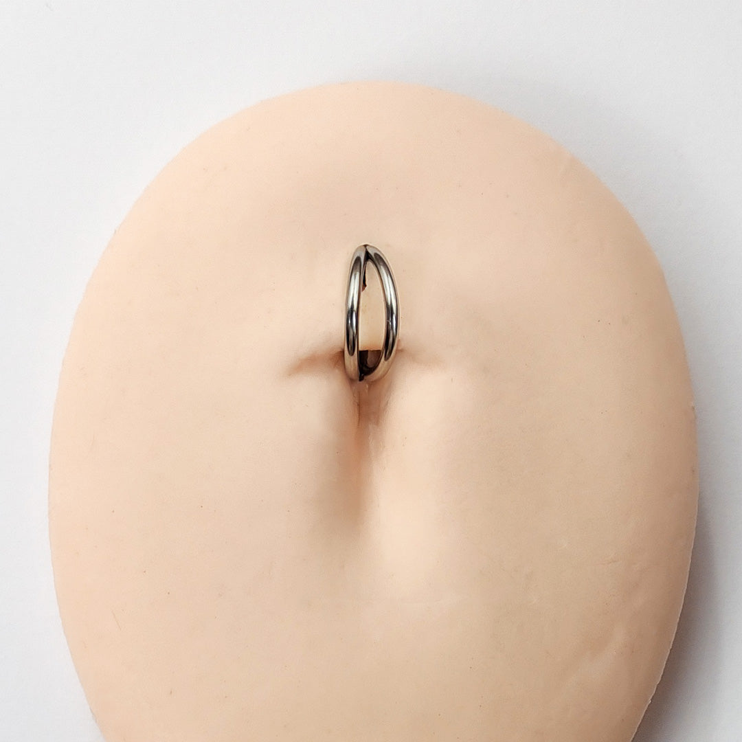 Piercing Clicker Duplo Aço Cirúrgico