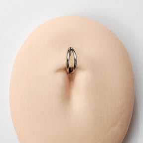 Piercing Clicker Duplo Aço Cirúrgico