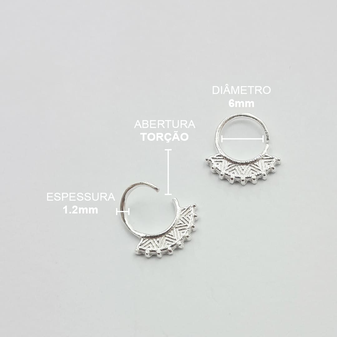 Piercing Septo Daith Indiano